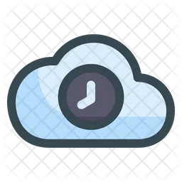 Cloud Time  Icon
