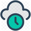 Cloud Computing Time Icon