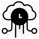 Cloud time  Icon