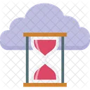 Cloud Timer Cloud Hourglass Hourglass Icon