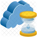 Cloud Computing Hourglass Icon