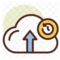 Cloud Timing  Icon