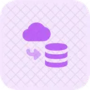 Cloud To Database  Icon