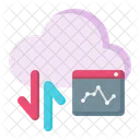 Traffic Cloud Network Icon