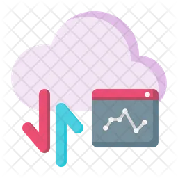 Cloud Traffic  Icon