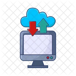 Cloud transfer  Icon