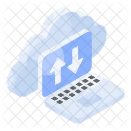 Cloud Transfer  Icon