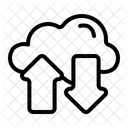Cloud-Übertragung  Symbol