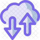 Cloud Network Transfer Icon