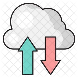 Cloud Transfer  Icon