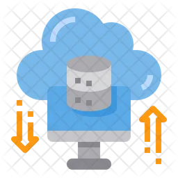 Cloud Transfer  Icon