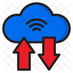 Cloud Transfer  Icon