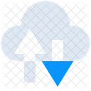 Cloud Computing Download File Sharing Icon