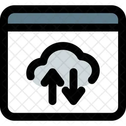 Cloud Transfer  Icon