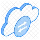 Data Transfer Cloud Transfer Cloud Hosting Icon
