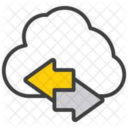 Cloud transfer  Icon