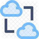M Cloud Data Transfer Icon