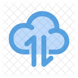 Cloud Transfer Data  Icon