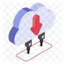 Cloud Transfer  Icon