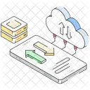 Cloud Transfer Mobile Cloud Cloud Service Icon