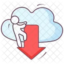 Cloud Transfer  Icon