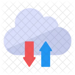 Cloud Transferring  Icon