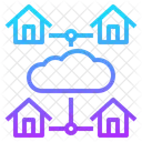 Cloud Tranmit Work At Home Office Connection Icône