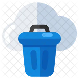 Cloud Trash  Icon