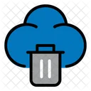 Trash Garbage Cloud Icon