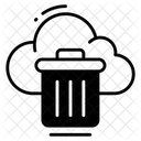 Cloud Trash Icon