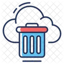 Cloud Trash Icon