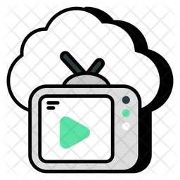 Cloud Tv  Icon