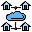 Cloud übertragen  Symbol