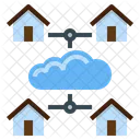 Cloud übertragen  Symbol