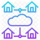 Cloud übertragen  Symbol