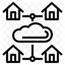 Cloud übertragen  Symbol