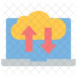 Cloud-Übertragung  Symbol