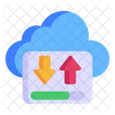 Cloud-Übertragung  Symbol