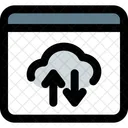 Cloud-Übertragung  Symbol