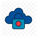 Cloud Unlock Cybersecurity Secure Access Icon