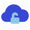 Cloud unlock  Icon