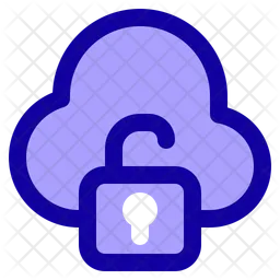 Cloud unlock  Icon