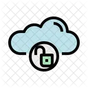 Cloud unlocked  Icon