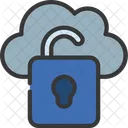 Cloud Unsecure  Icon