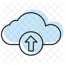 Cloud Upload Color Shadow Thinline Icon Icon