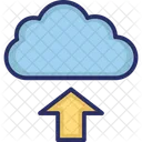 Cloud Data Storage Data Transfer Arrow Icon