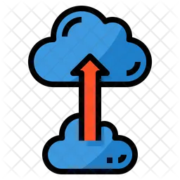 Cloud upload  Icon