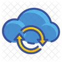 Cloud Upload Search Magnifying Icon
