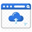 Cloud Upload Upload Browser Icon