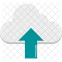 Cloud Upload Uploading Data Transmission Icon